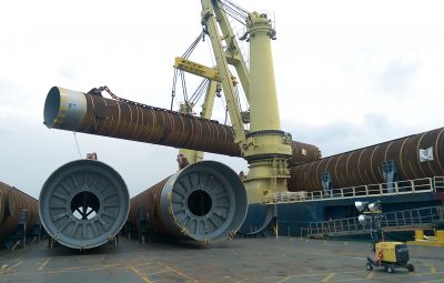 Prelude FLNG Pile Mobilisation and Transportation